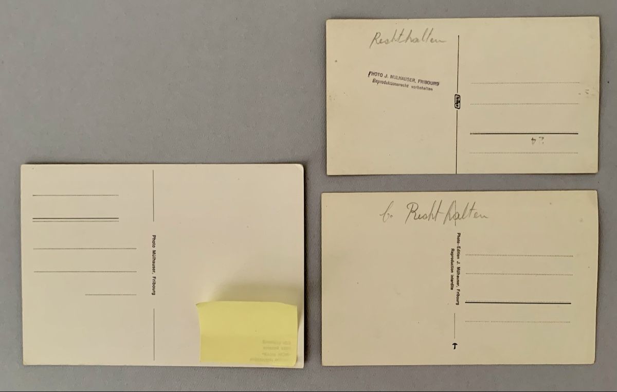 Cartes postales: Ansichtskarten Schweiz - Rechthalten FR – D'occasion à Düdingen par polytropon_5 3