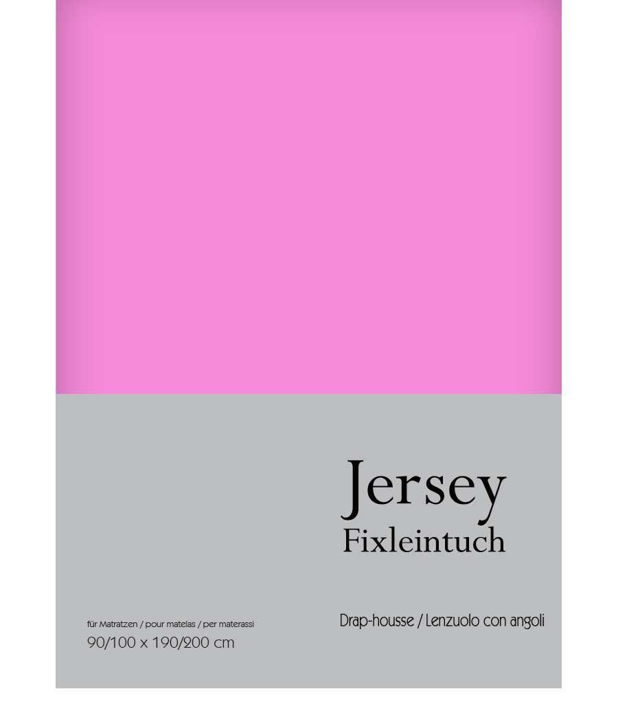 Biancheria da letto: Jersey Fix Leintuch Gr. 180/200 cm Pink – Nuovo e nell'imballaggio originale da Rebstein venduto da Sieberversand