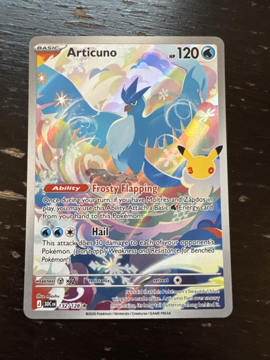 Pokémon Sammelbilder & Trading cards: Articuno 132/128 EN – Neu (gemäss Beschreibung) aus Erlenbach ZH von CAUGHTTHEMALL