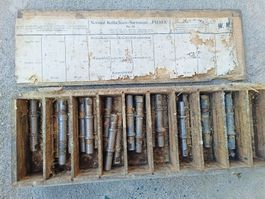 Normal Keilachsen-Sortiment PUMA No. 35 Werkzeug Set Holzbox