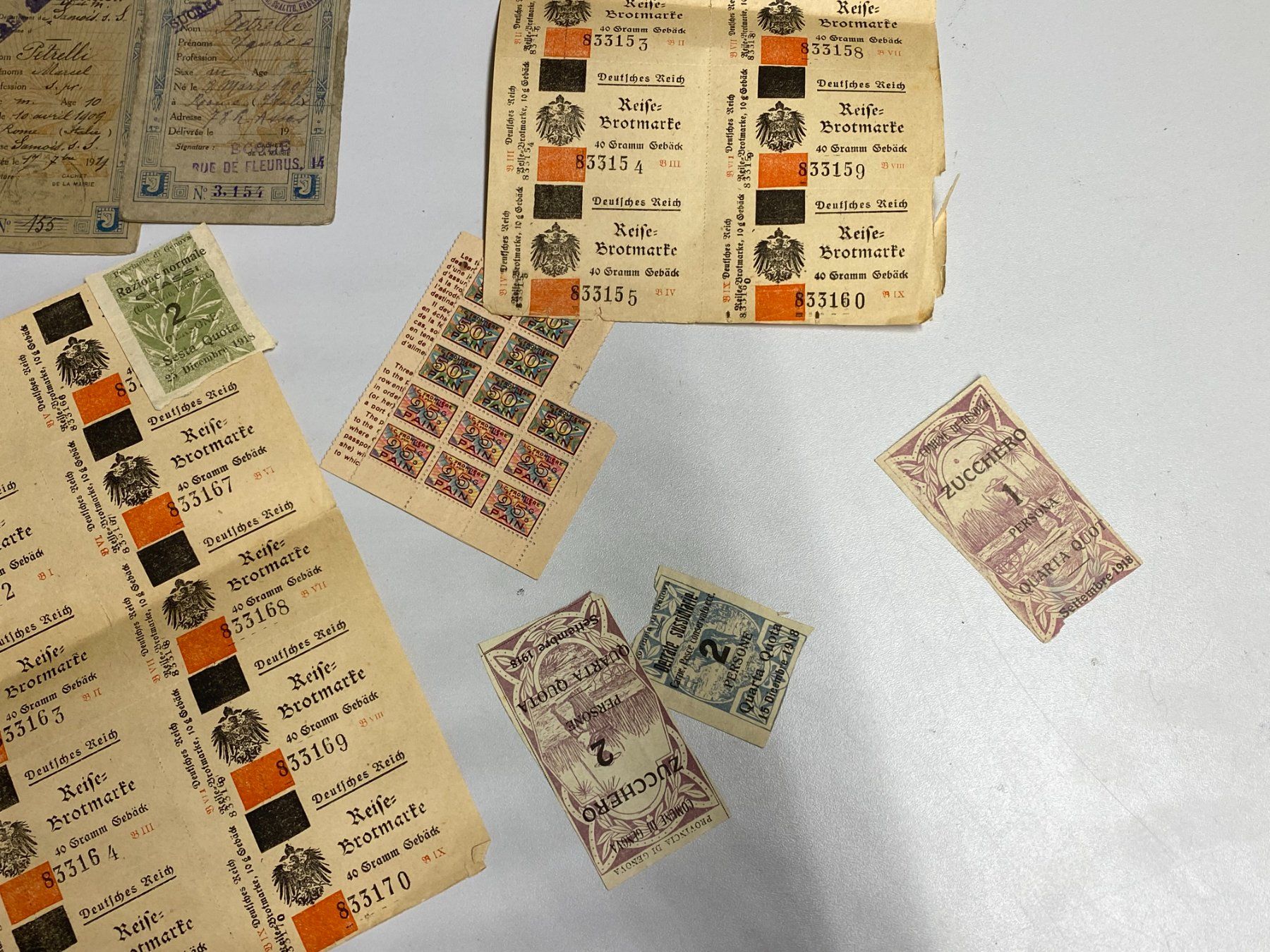 Altre raccolte & rarità: LOT Rationierungskarten AUSLAND /// E667 – Usato da Bern venduto da JMsoehne1987 7