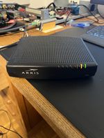 Kabelmodem Arris TM722B schwarz gebrauchter Zustand