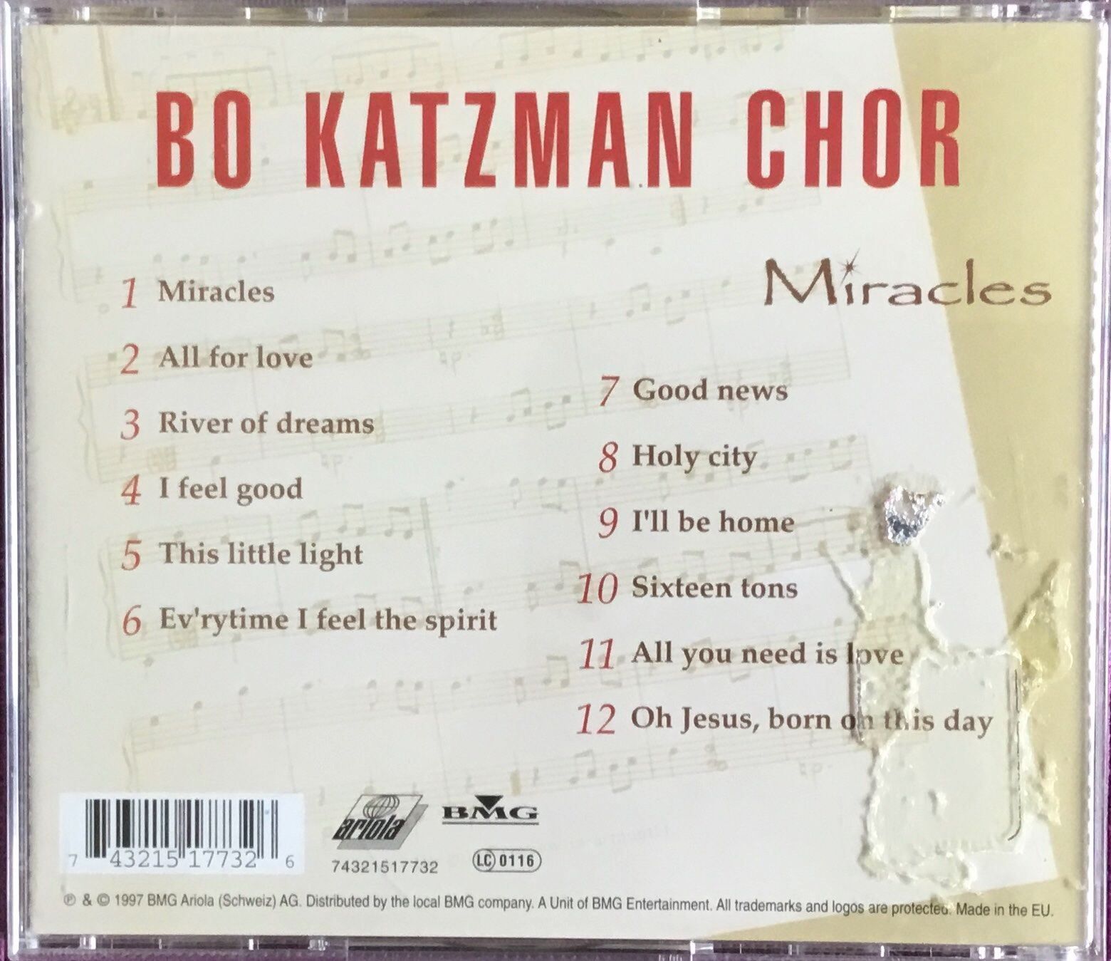 CDs: (CD) Bo Katzman Chor  „Miracles“ – Gebraucht aus Serneus von kowalsky1 2