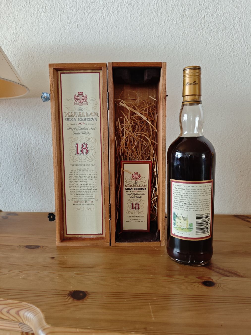 Macallan Spirituosen: macallan 18 gran reserva 1979 – Neu und originalverpackt aus St moritz von apog 1