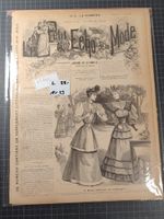 Seiten von Französischer Modezeitung um 1870-1940 Nr 23 L
