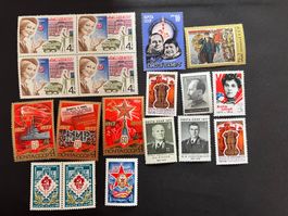 Russia / USSR  1977 Lot mit Viereblock ** Super  (E388)