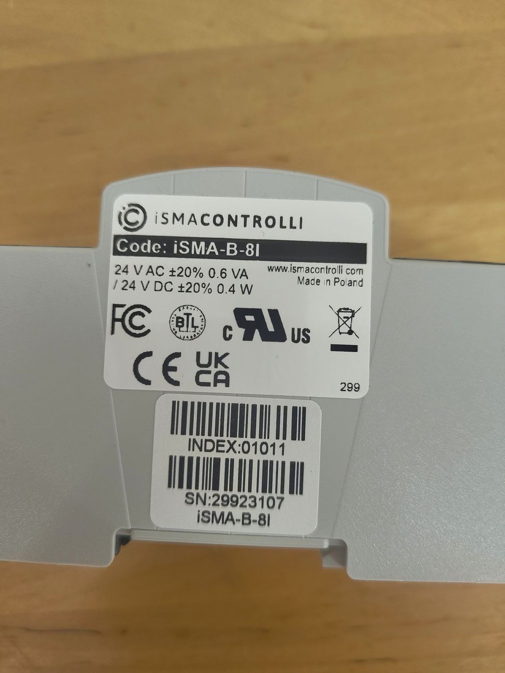 Componenti elettronici: ISMA Controlli iSMA-B-8i Modul - Neu! – Nuovo e nell'imballaggio originale da Emmenbrücke venduto da BlSi 7