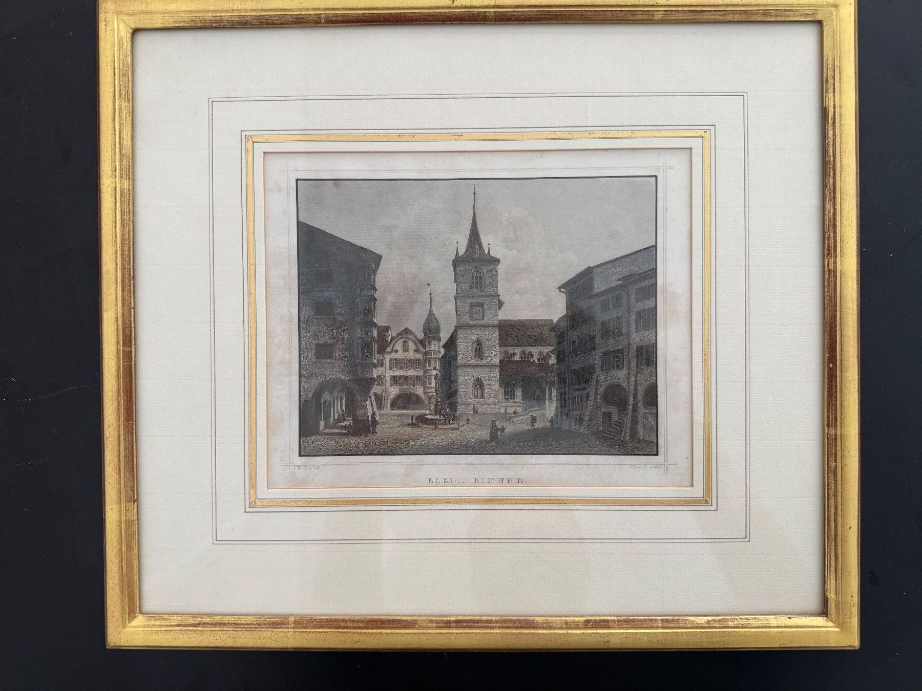 Gravures: Stahlstich Biel -Bienne – D'occasion à Dallenwil par att_82gp