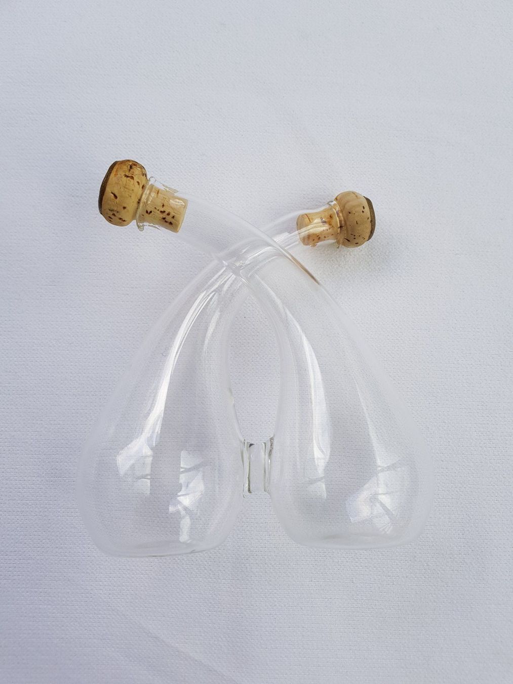 Altro in Stoviglie & Bicchieri: Vintage Glasflsche mit 2 Korken – Usato da Näfels venduto da SuEdHe 1