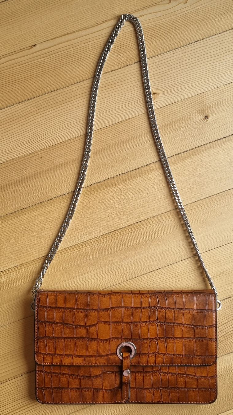 Zara Borse da donna: ZARA Kunstlederhandtasche braun – Nuovo (secondo la descrizione) da Champlan venduto da acr_kkd5