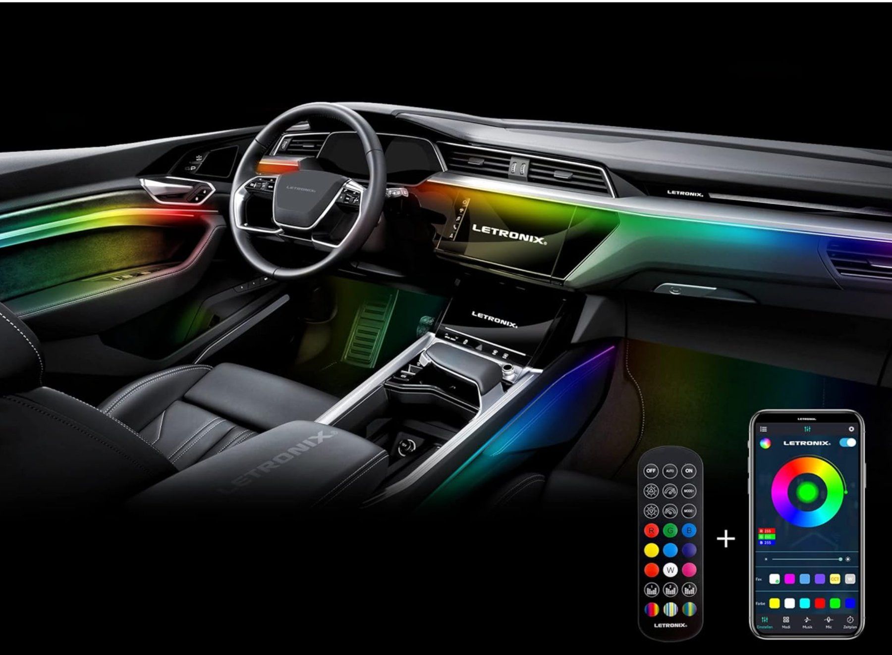 Tutti pezzi di ricambio auto: RGB Full LED Rainbow Auto – Nuovo e nell'imballaggio originale da Mellingen venduto da Samiross