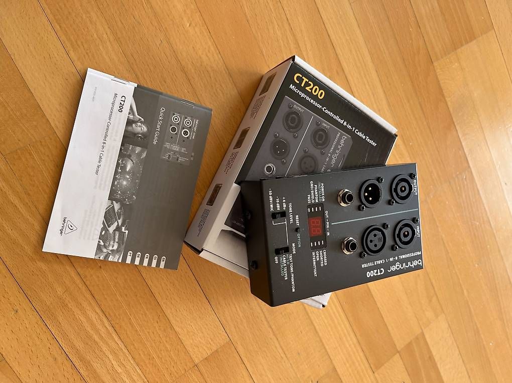 Musikinstrumente: Behringer CT200 Audiokabeltester – Gebraucht aus Zürich von dar_c8gt
