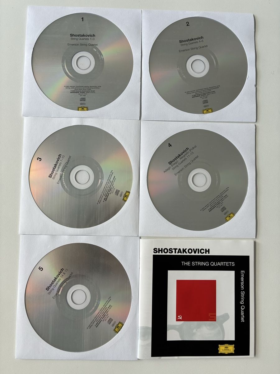 CDs: Shostakovich - Emerson String Quartett - Klassik -  5 CDS – Neu (gemäss Beschreibung) aus Chur von Knokno199 4