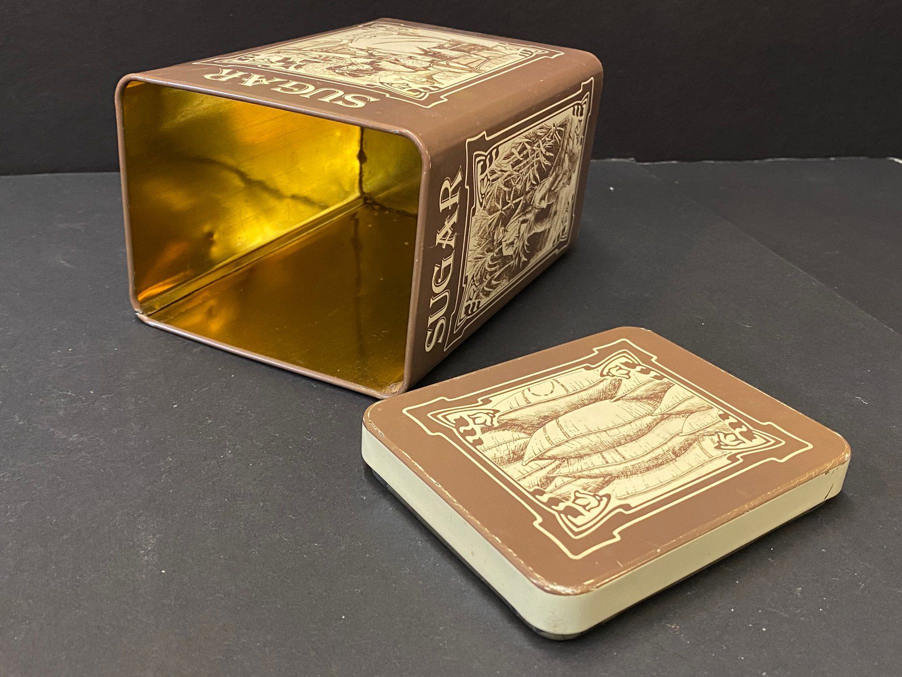Zuccheriere: 3 Vintage Blechdose – Usato da Schaffhausen venduto da Magnet 5