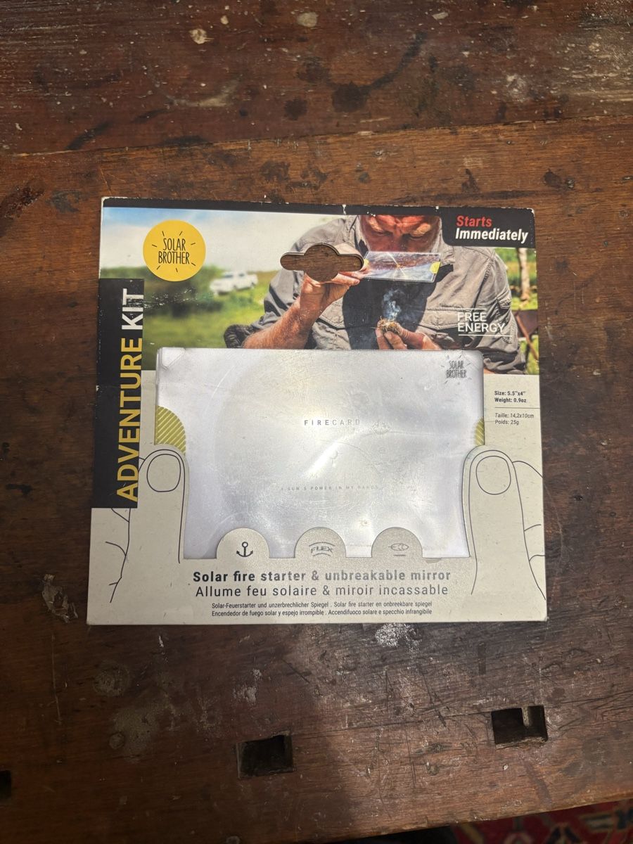 Accendini: Solar Feuerstarter Firecard Adventure Kit – Nuovo e nell'imballaggio originale da Basel venduto da pet_jr2z
