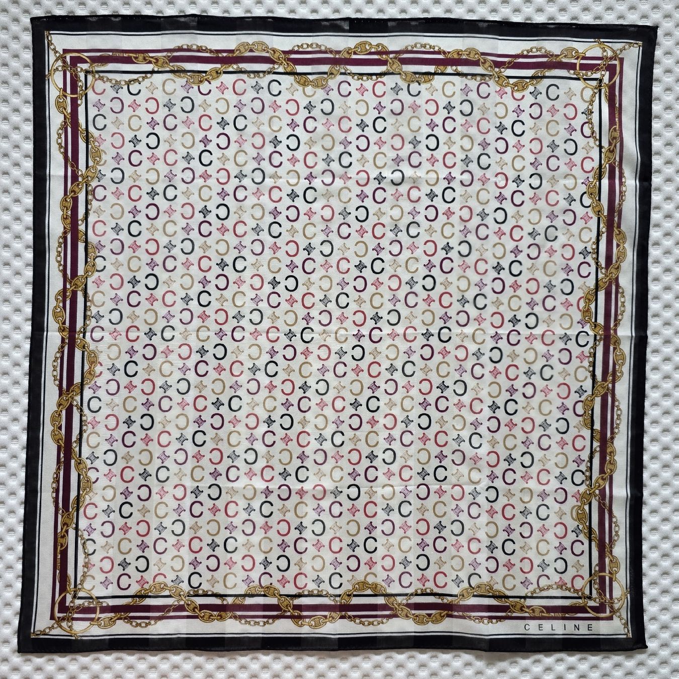 Celine Foulard & Sciarpe: Celine Baumwolltuch 50x50 cm Neu – Nuovo (secondo la descrizione) da Zürich venduto da LIMAR 2