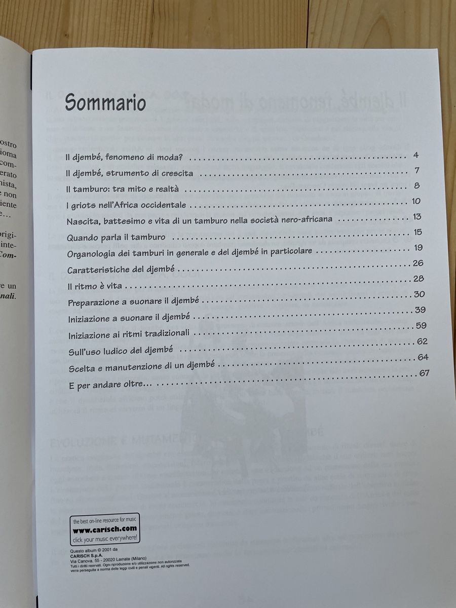Libri: Djembé-Methode mit CD (auf Italienisch) – Nuovo e nell'imballaggio originale da Biel/Bienne venduto da ilariareda 3