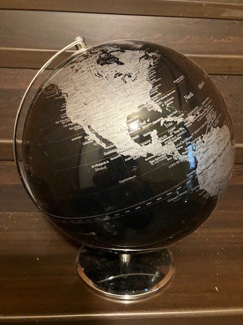 Altro in Decorazioni & Accessori: schwarz-silberner globus – Usato da Schwarzenberg LU venduto da kindler007 1