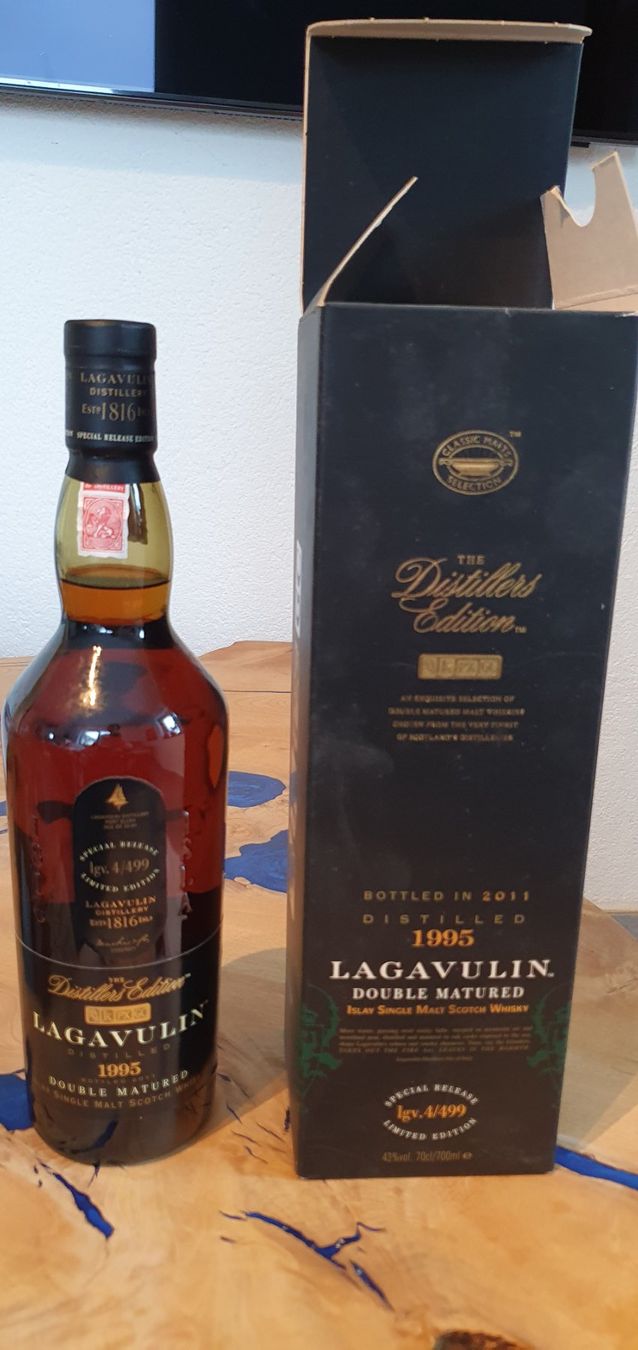 Bevande alcoliche: Whisky 1995 aus sammlung. lagavulin – Nuovo e nell'imballaggio originale da Mammern venduto da Iten-chris