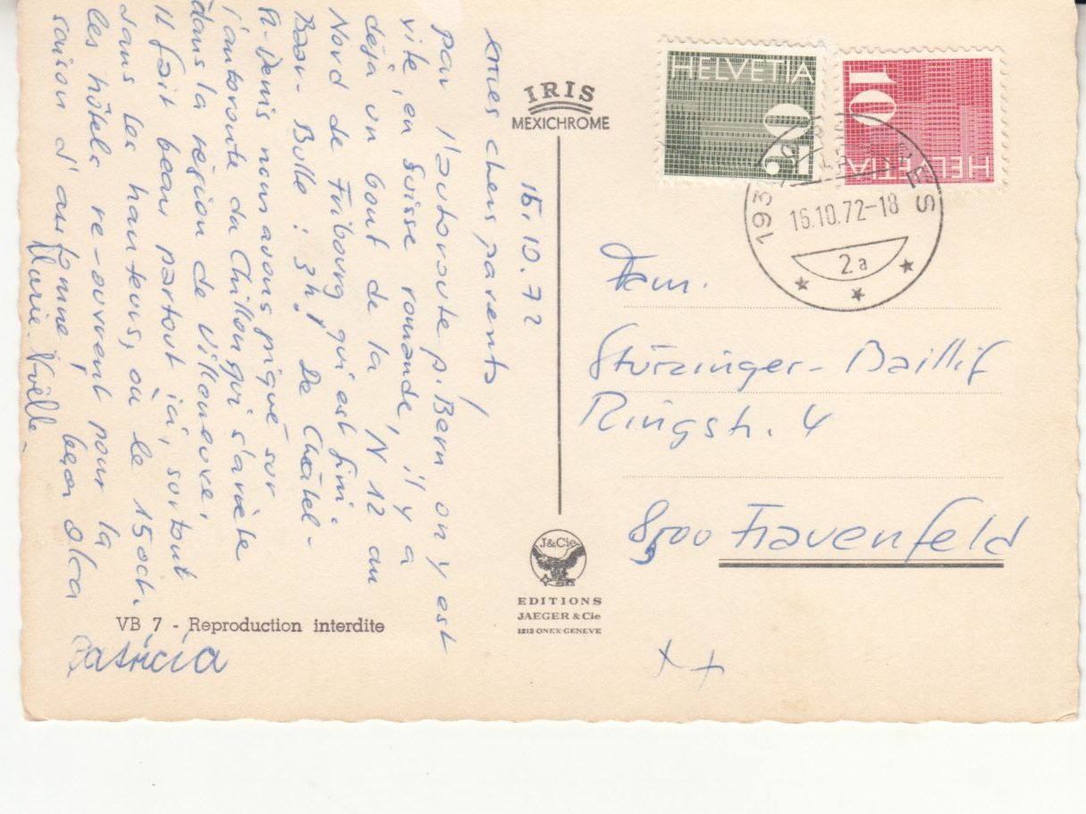 Cartoline postali: Verbier 1972 – Usato da Bürglen TG venduto da StampGraf 1