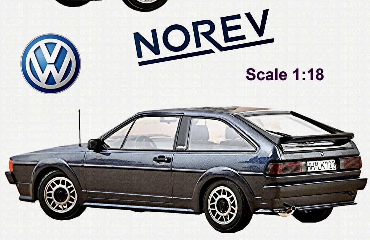 Volkswagen Modellini d'auto: VW SCIROCCO SCALA 1987 MASSSTAB 1:18 – Nuovo e nell'imballaggio originale da Erlenbach im Simmental venduto da Model_box 1