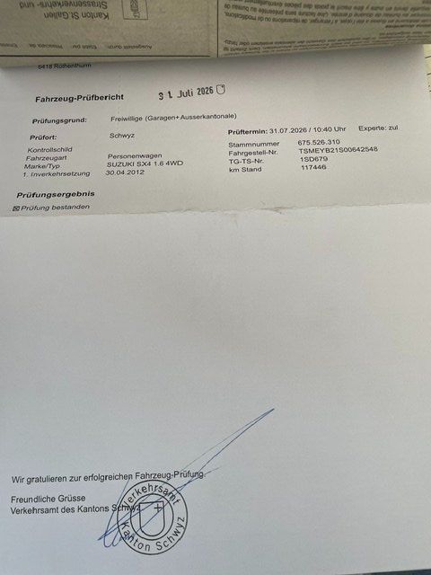Suzuki Autos: Suzuki SX4 1.6 4WD – Gebraucht aus Rothenthurm von schwinger21 9