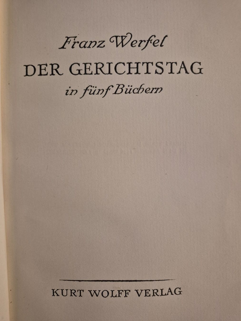 Livres: Der Gerichtstag – D'occasion à Balsthal par Jamamoegg 1