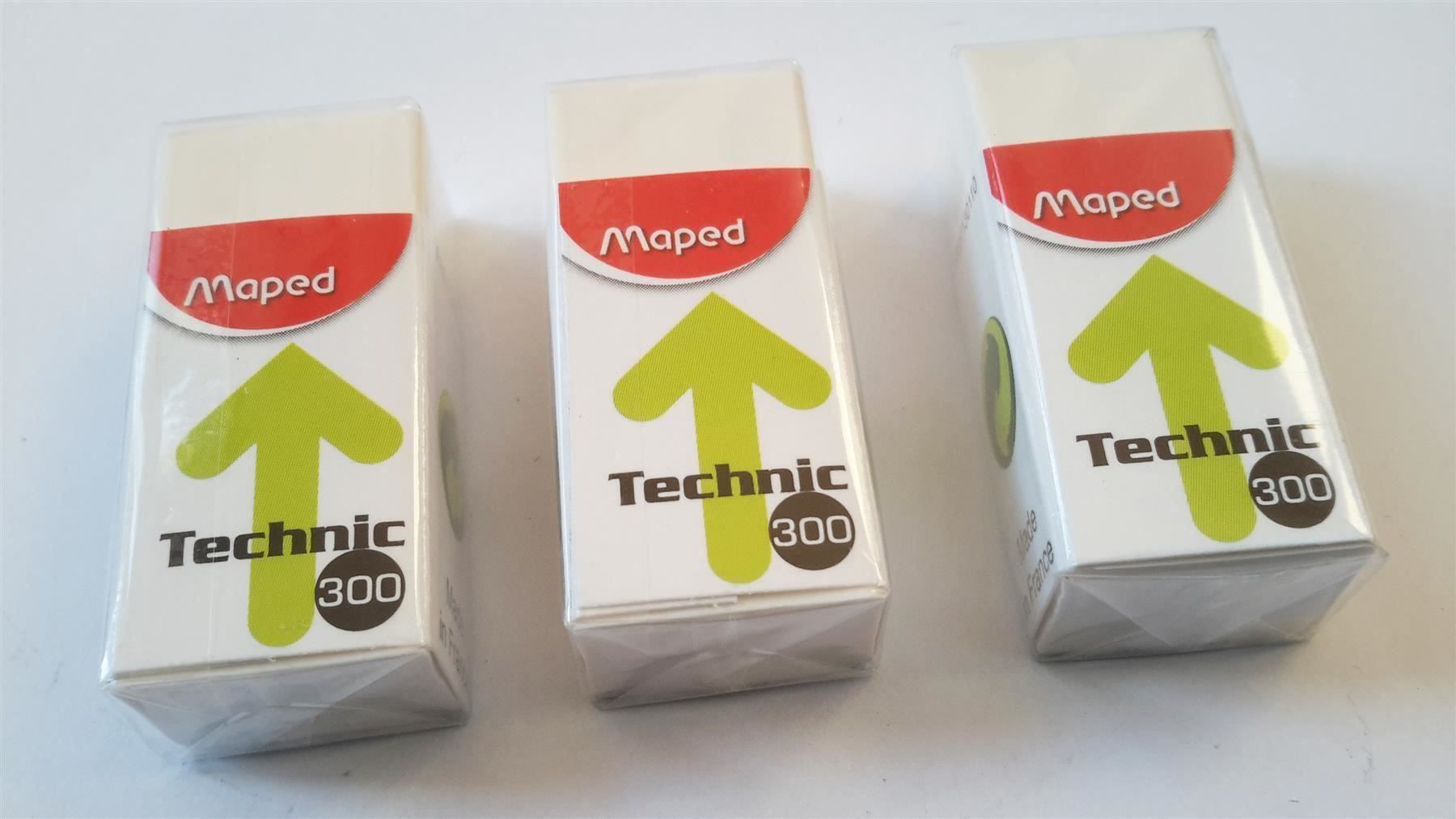Altro in Scrittura & Disegno: Radiergummi, 3er-Set, Maped Technic 300 – Nuovo e nell'imballaggio originale da St. Gallen venduto da cointec 2