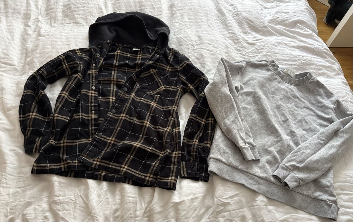 Lotti & Set di vestiti: Kaputzenhemd 152 + Pullover(sehr lässig) – Usato da St. Gallen venduto da heartbug