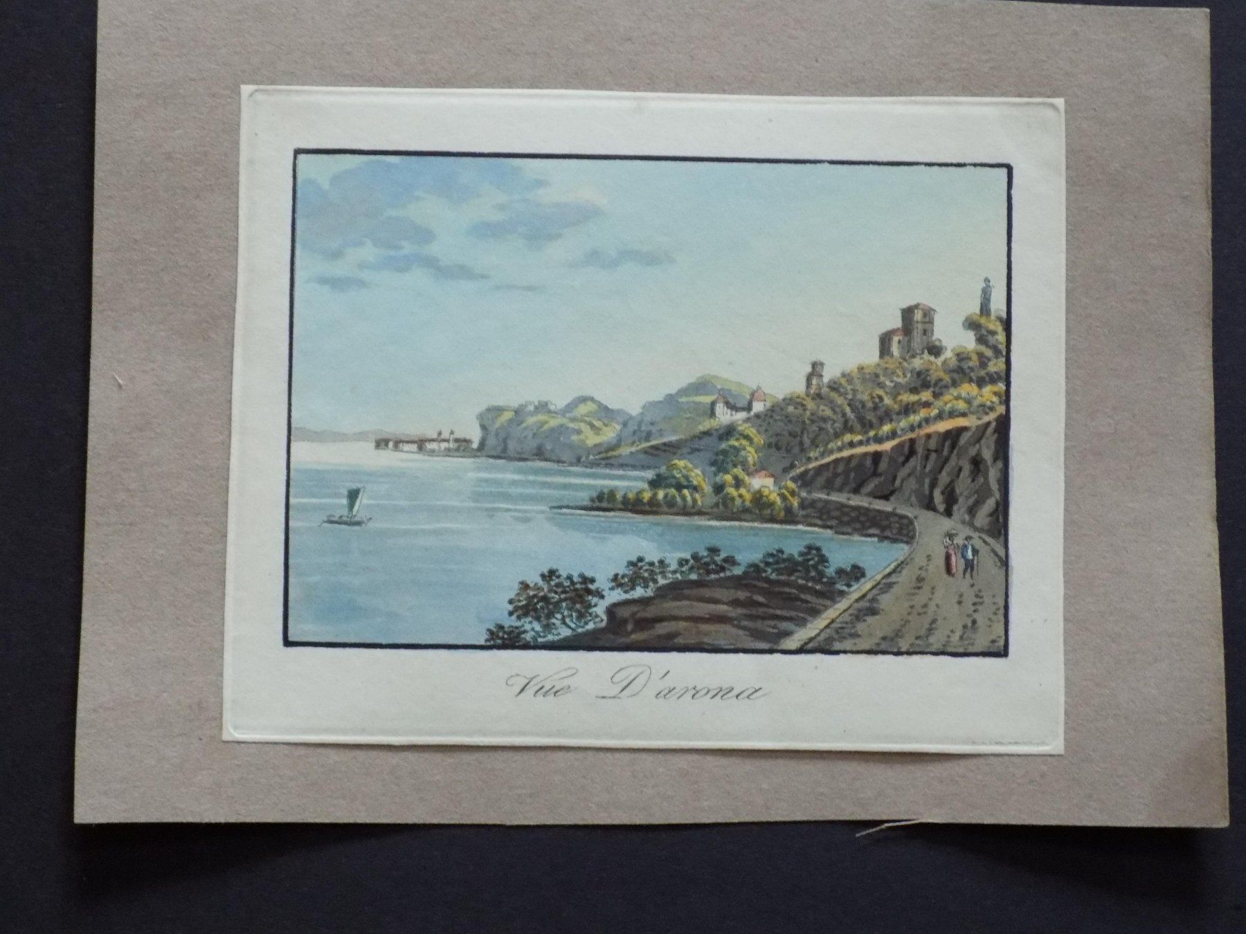 Stiche: Vue d'Arona Lago Maggiore – Gebraucht aus Risch von Rischli15