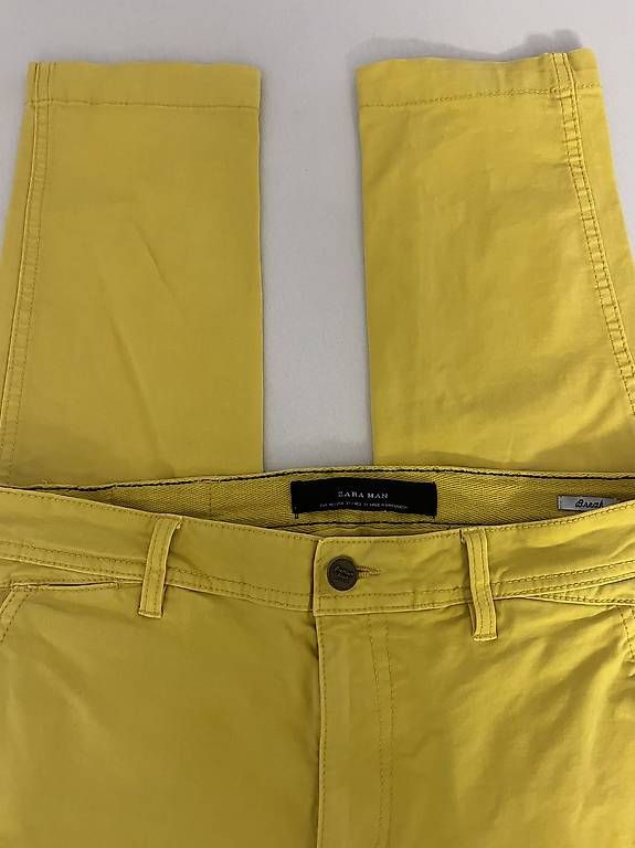 Hosen: Jeans Sommerhose gelb ZARA – Gebraucht aus Muri b. Bern von Merliner01