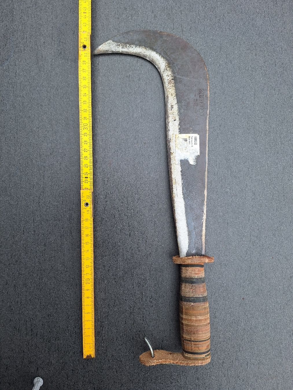 Posate: Grosse Hippe, Rebmesser, Weinlesemesser – Usato da Sempach Station venduto da Feuersalamander69 3