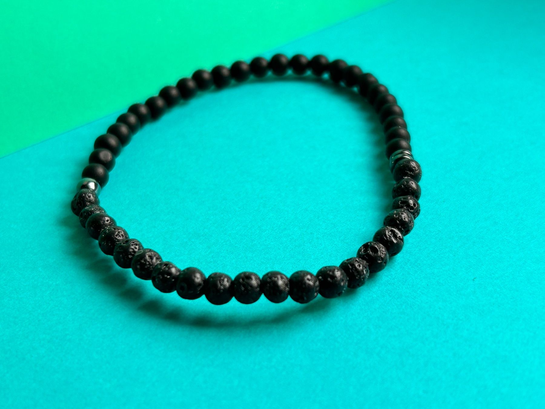 Bracciali & Braccialetti: Herrenarmband lava-schwarz – Nuovo e nell'imballaggio originale da Dittingen venduto da Bellevista 8