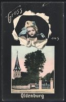 Grusskarten-AK Oldenburg / O., Gertruden