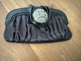 Abendtasche schwarz mit Strassbesatz guter Zustand
