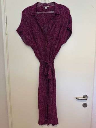 Esprit Sommer-Kleid Grösse 38 gemustert pink schwarz