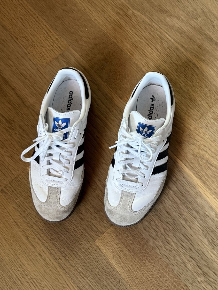 Adidas Scarpe da uomo: Adidas Samba Weiss/Schwarz Grösse 38 – Usato da Hettlingen venduto da lau_9hnp 1