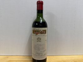 1 Flasche Chateau Mouton Rothschild 1960 Bordeaux Sehr RAR..