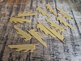 lego 11091 lot de 12 pièces Pearl Gold Wing 9L with Stylized