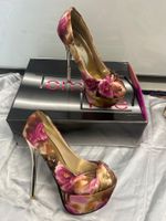 Elegante High Heels Plateau Pumps Gr 35 Neu
