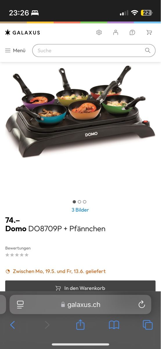Elettrodomestici da cucina: DOMO Partygrill – Nuovo (secondo la descrizione) da Uster venduto da Gardener1993 2