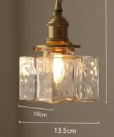 Lampe Suspendue  Style nordique moderne en pierre de verre