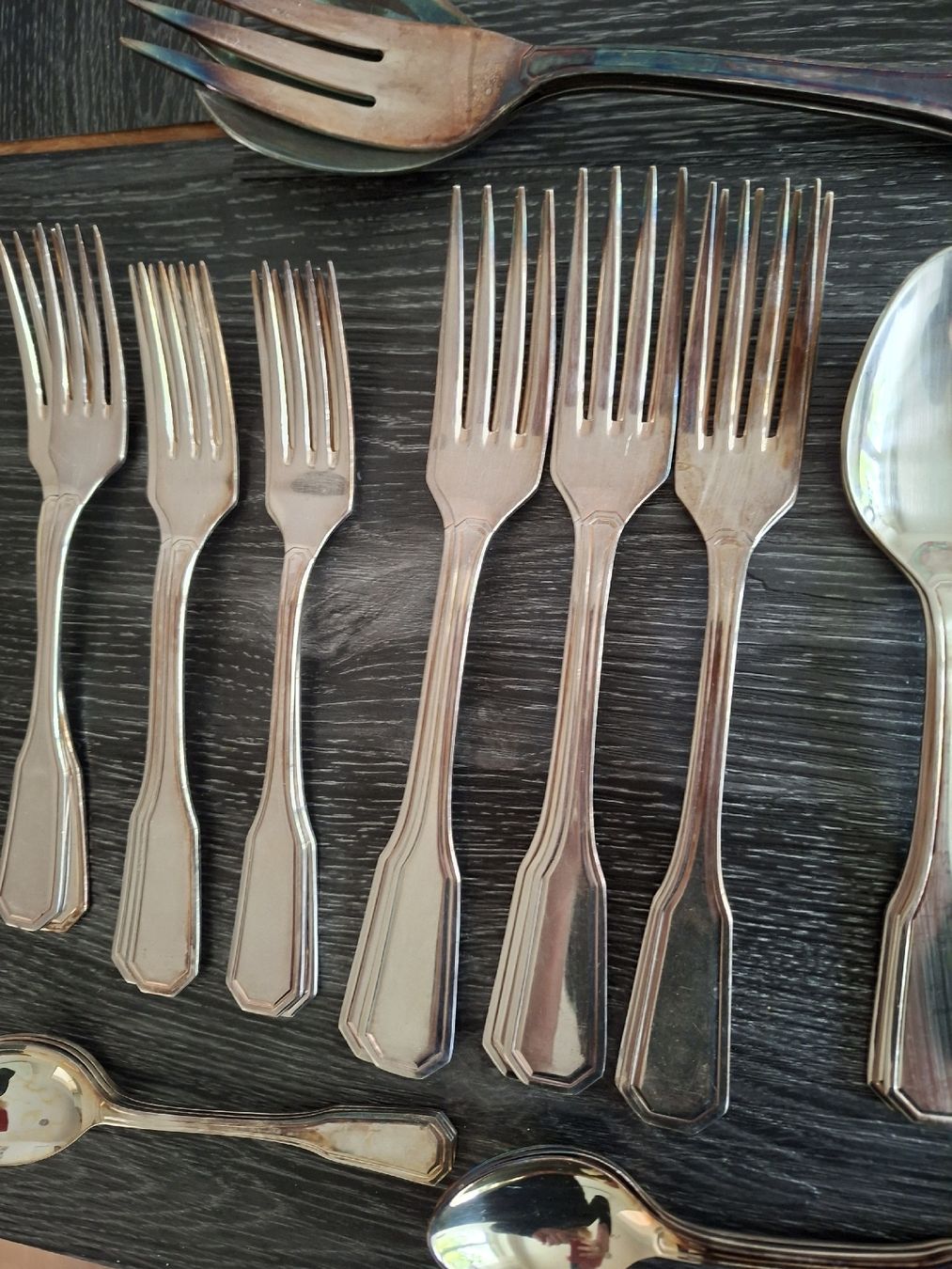 Set di posate: Versilbertes Besteckset. SMS – Usato da Aarwangen venduto da jaelli01