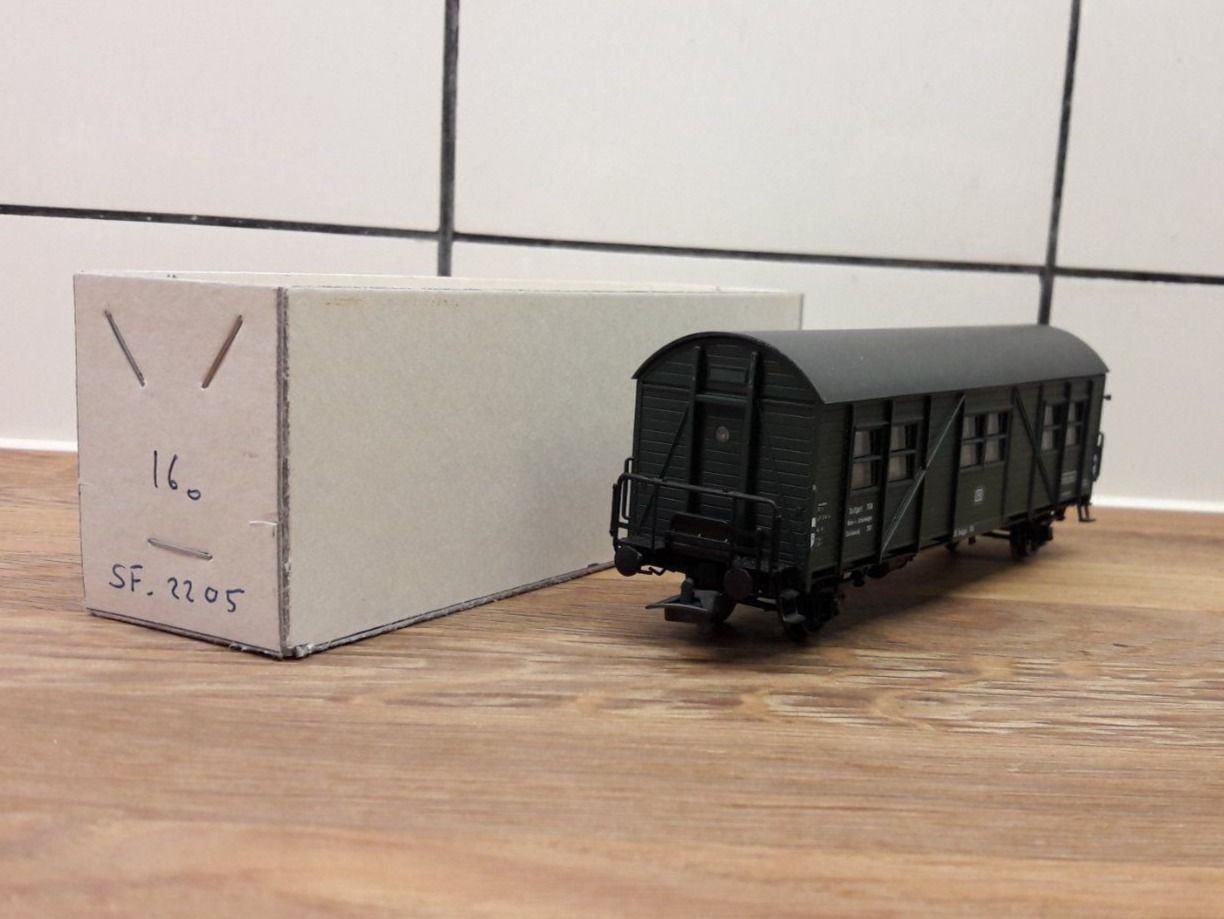 Modellini di ferrovie: Röwa HO DC : DB wagon dortoir N° 7618 – Usato da Buttes venduto da Cafe2005 8