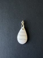 Pendentif avec pierre naturelle: manganocalcite