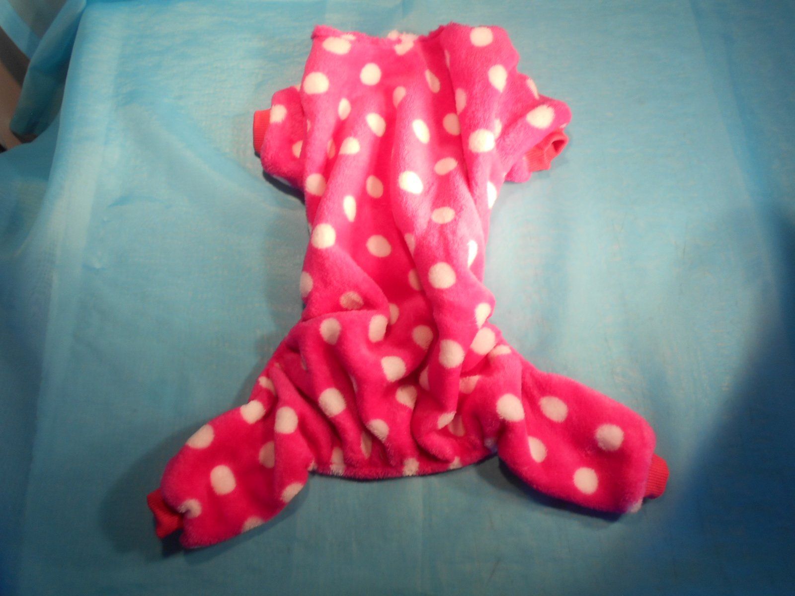 Abbigliamento: Hundemantel, Plüsch, pink, RL: 40cm – Usato da Bellach venduto da JingleCherry 2