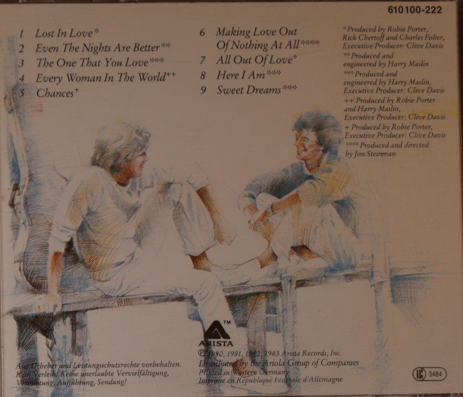 CD: Air Supply – Greatest Hits – Usato da Luzern venduto da CONTENTI 2