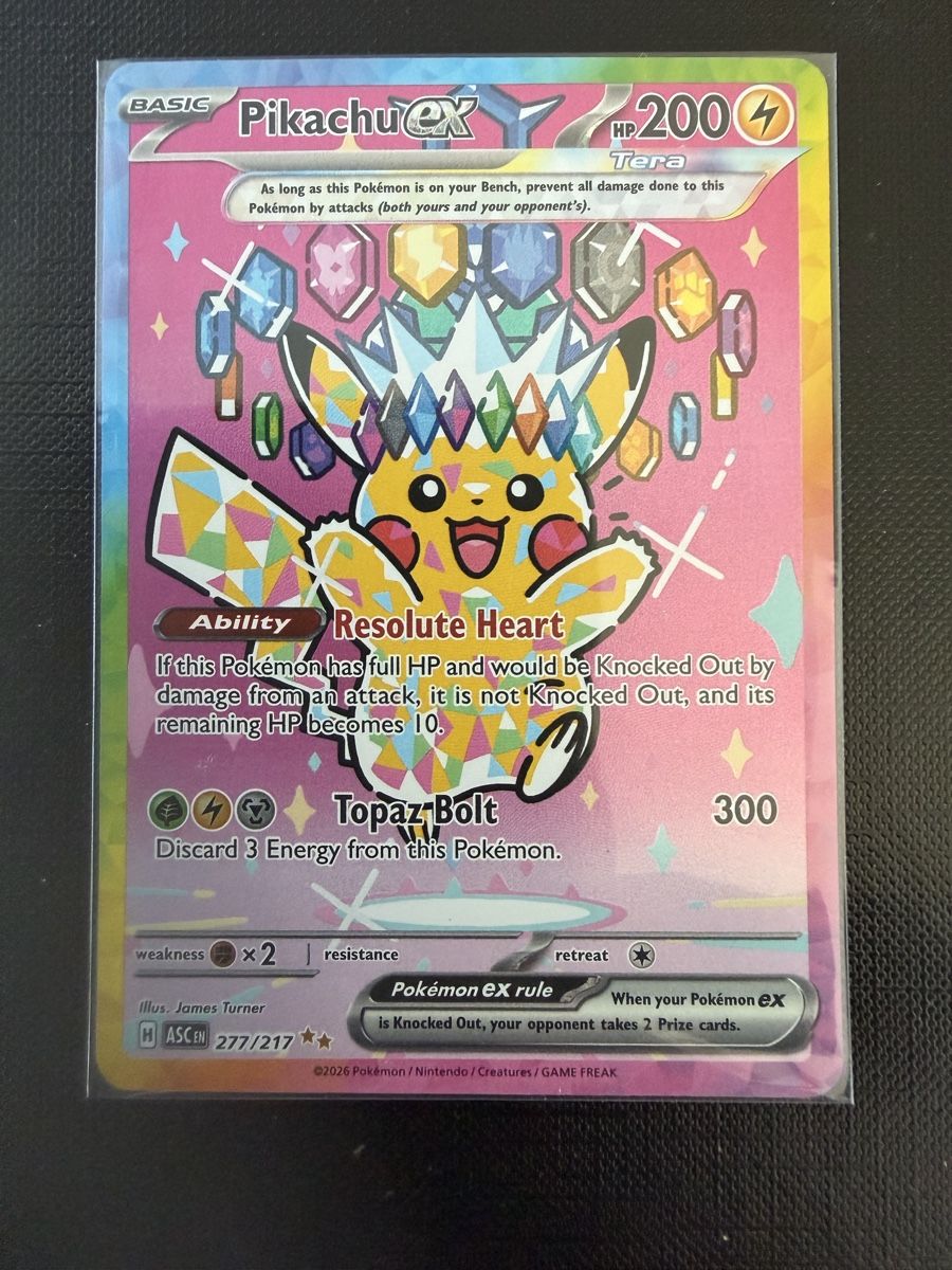 Pokémon Cartes à collectionner: Pikachu ex #277 ASC EN – Neuf (Voir description) à Savigny par Matgab94