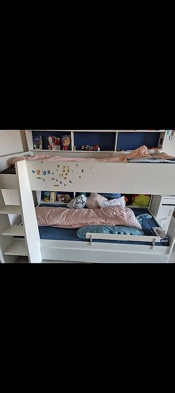 Conforama Letti: Lit superposé robuste avec étagères intégrées,idéal enfants – Usato da Courtepin venduto da marco_polo_xiii 2