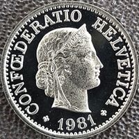 10 Rappen 1981 stgl. / aus Münzsatz